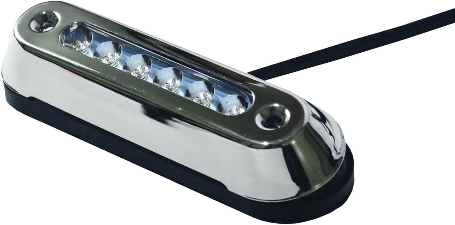 T-H MARINE Stainless Steel Bezel LED Oval UNDE