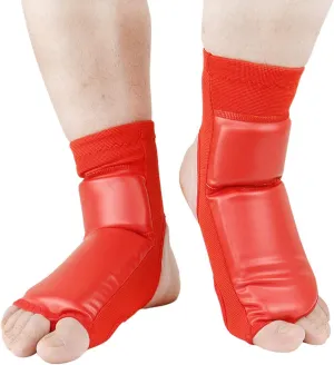 Taekwondo Foot Protector Boxing Foot Protector, Taekwondo Foot Pads Boxing Foot Protectors Adult Training Taekwondo Gear Non Slip Impact Ankle Pads Protective (L)