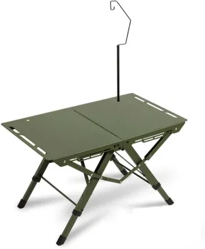 Three Adjustable Outdoor Thickened Quick Opening Small Camping Picnic Table Folding Camping Table Suitable for Outdoor Picnic Camping Beach