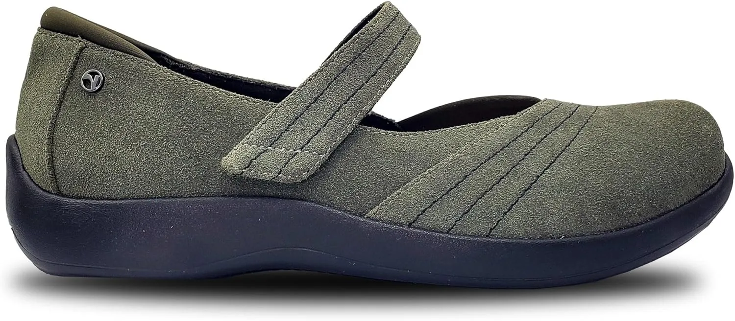 Timaru Women's Orthotic Bunion Friendly Mary Janes with Arch Support - Comfortable Leather Upper and Removable Footbed