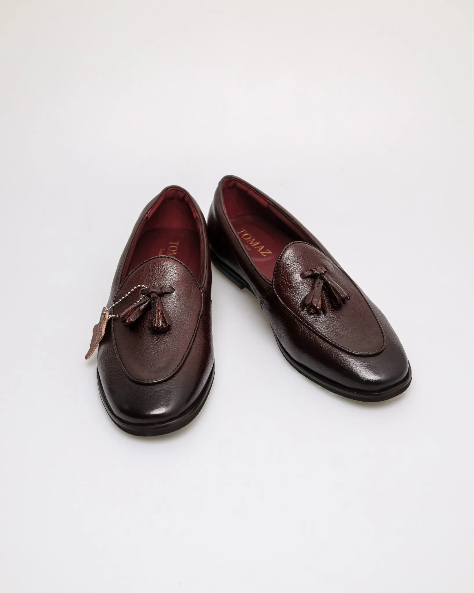 Tomaz HF118 Men's Classic Gradient Tassel Loafers
