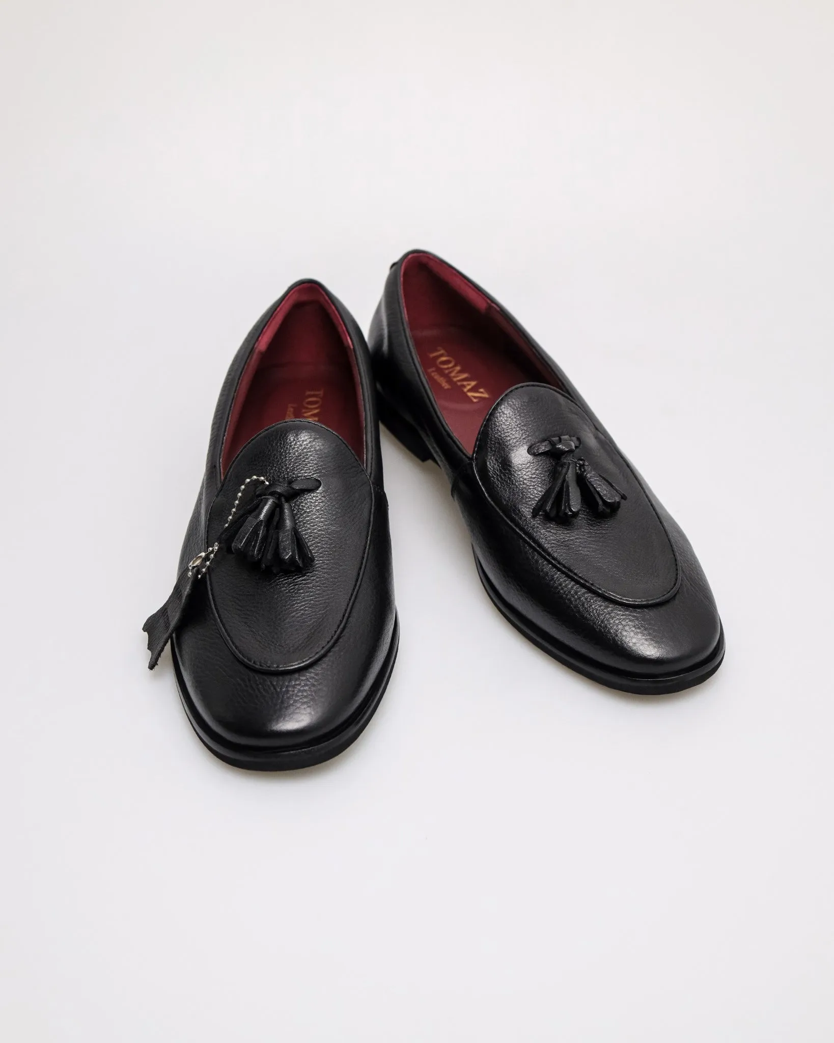 Tomaz HF118 Men's Classic Gradient Tassel Loafers