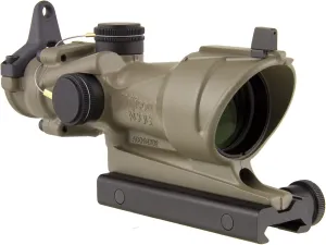 Trijicon ACOG TA01-D-100319 4x 32 Tritium Only, Center Illuminated Amber Crosshair .223 Reticle Scope, Dark Earth