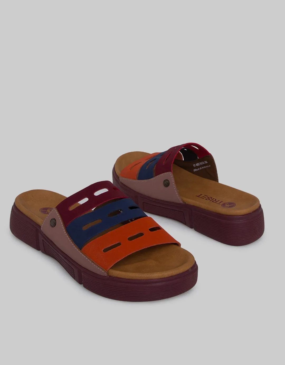 Triset Rainbow Strap Sandal Wanita