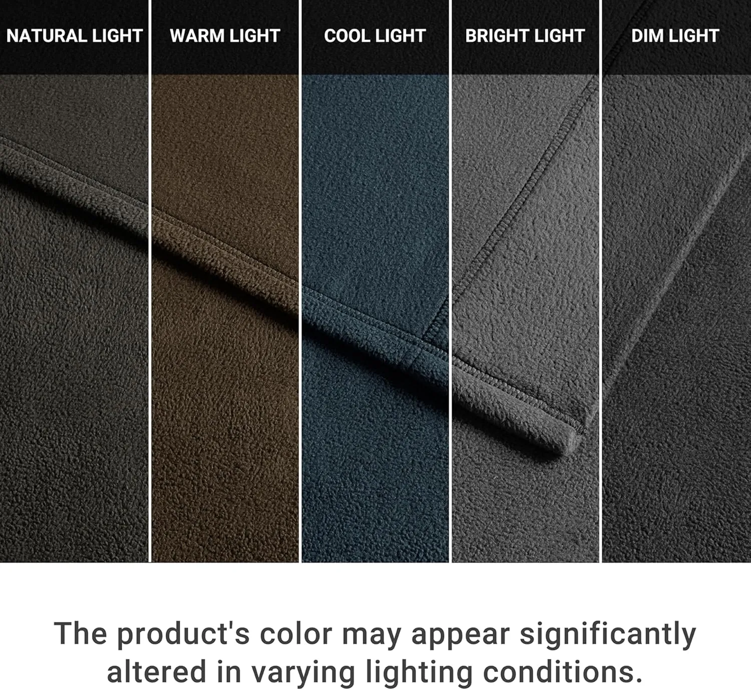 True North by Sleep Philosophy Micro Fleece Bed Sheet Set, Warm, Sheets with 14" Deep Pocket, for Cold Season Cozy Sheet-Set, Matching Pillow Case, Queen, Black, 4 Piece