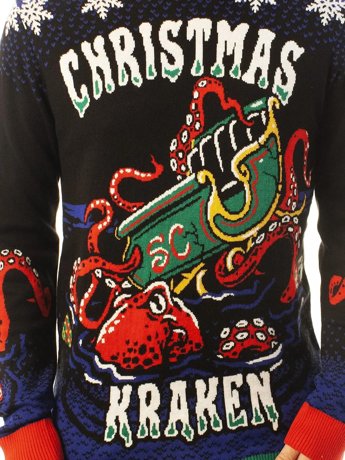 Ugly Christmas Party Knitted Ugly Christmas Sweater for Men and Women - Reindeer & Animals