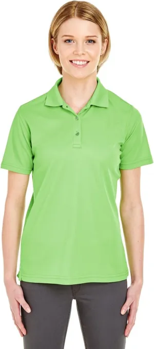 Ultraclub 8210 Mens Cool & Dry Mesh Pique Polo - Light Green - XL