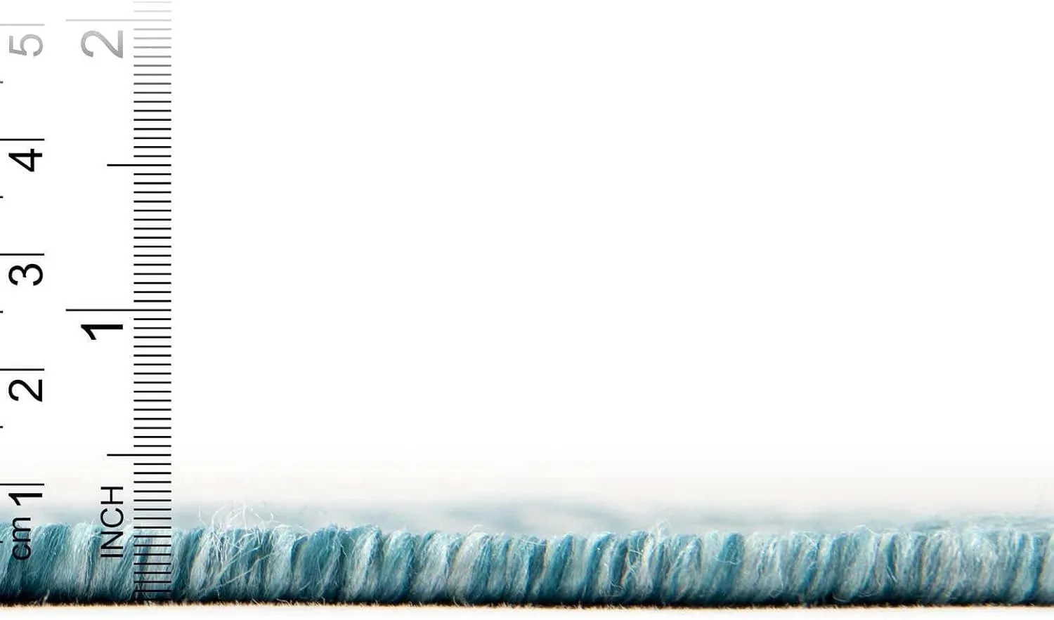 Unique Loom Outdoor Modern Collection Area Rug - Tambor (3' 3" x 12' Runner, Light Aqua/ Ivory)