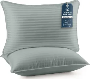 Utopia Bedding Bed Pillows for Sleeping Queen Size (Light Grey), Set of 2, Cooling Hotel Quality, for Back, Stomach or Side Sleepers