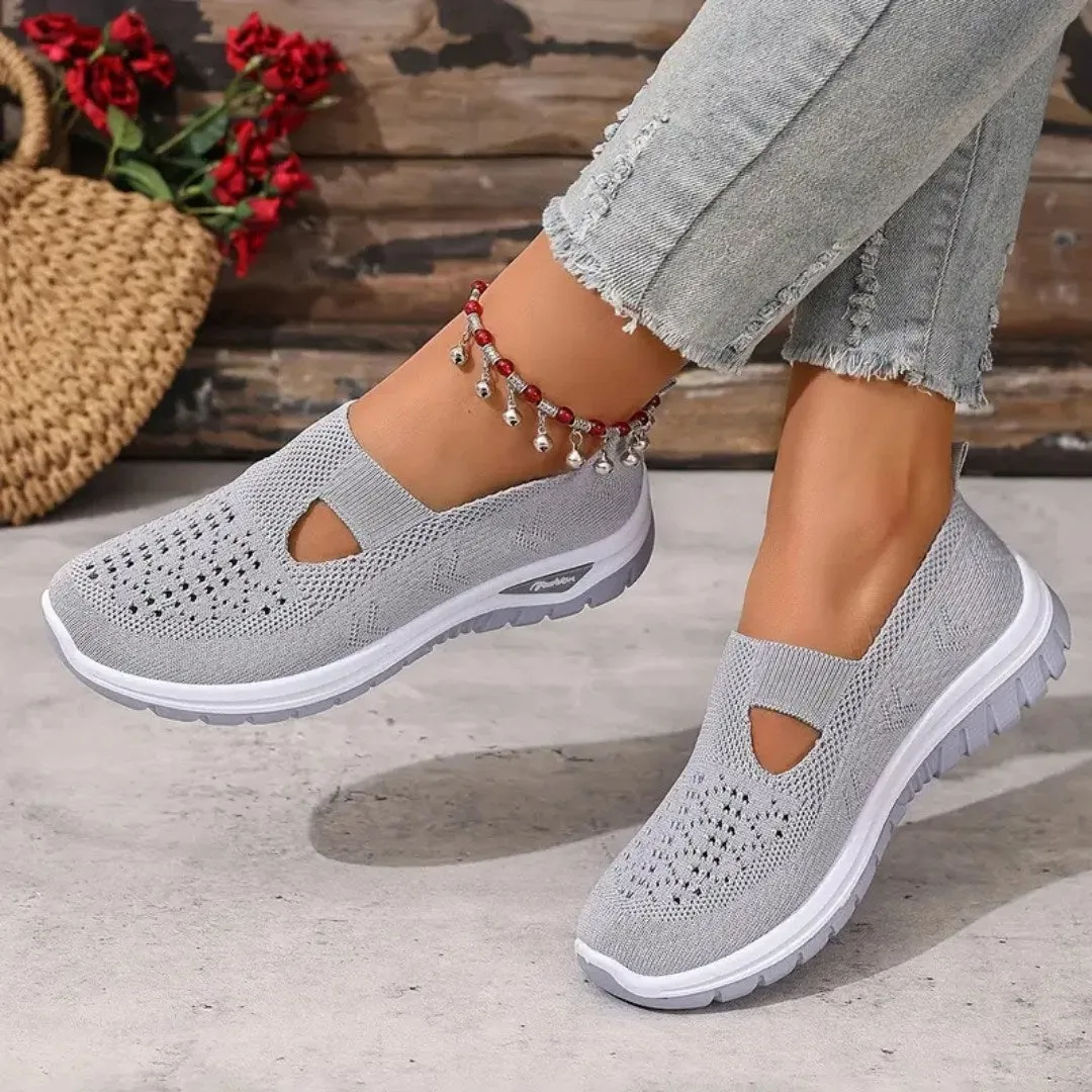 Vellora – Women's Mesh Slip-On Comfort Sneakers