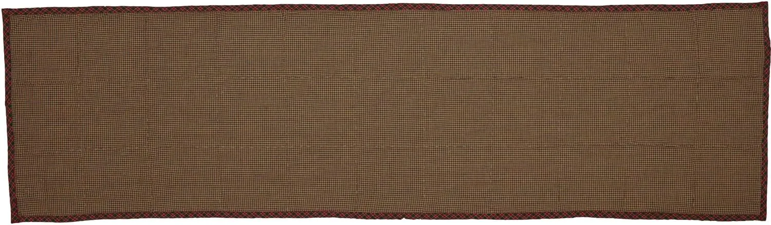 VHC Brands, Heritage Farms, Cotton, 13x48, Quilted Runner, Red