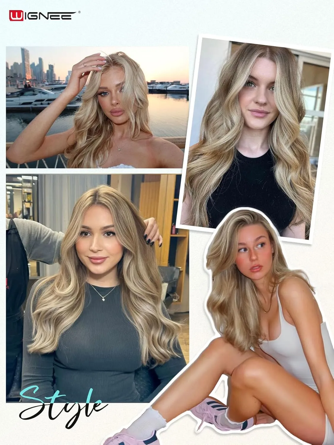WIGNEE Double Invisible PU OVO Human Hair Extensions 100% Remy Hair Weft Black Hair Extensions Human Hair 2 PCS 16 Inch No Glue Genius Weft Micro Bead Real Human Hair Extensions (9A/60)