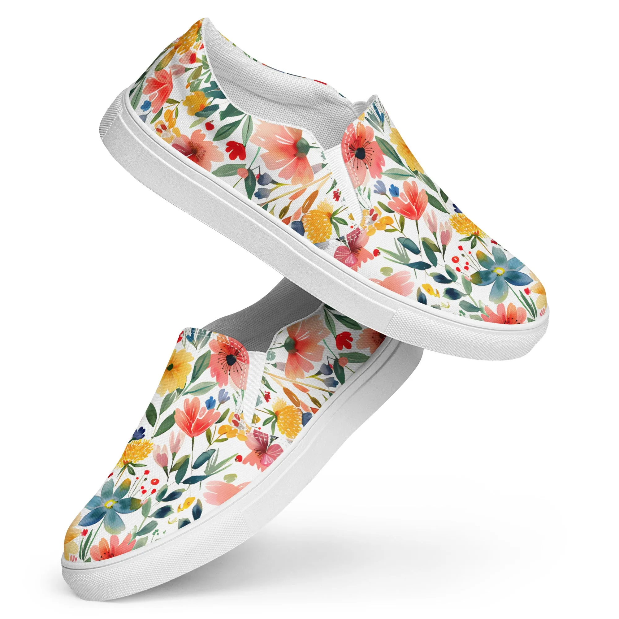 Wild Flower Men’s slip-on shoes