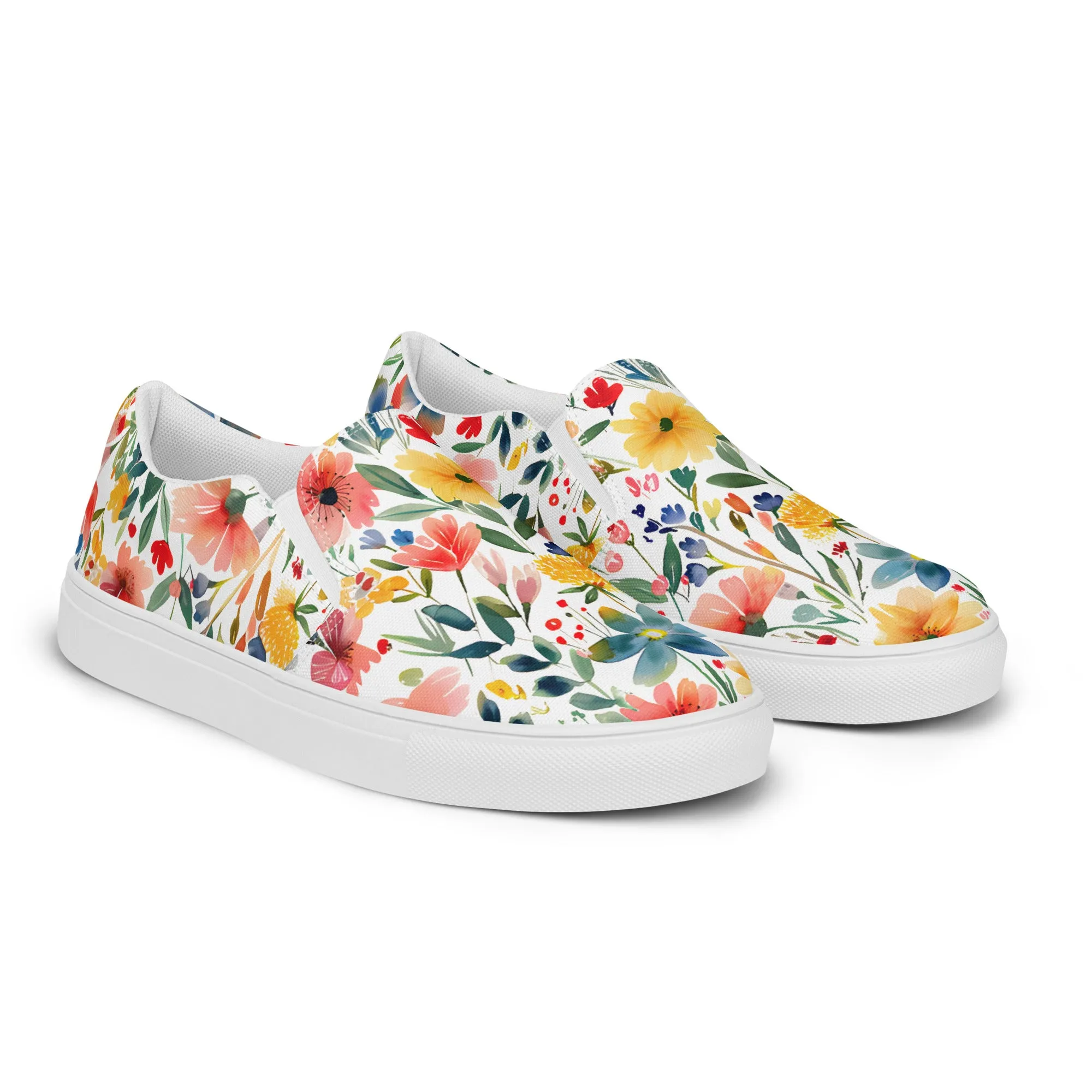 Wild Flower Men’s slip-on shoes