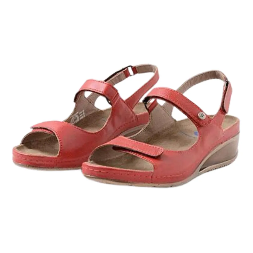 Wolky Pica Biocare Red Sandal (Women's)