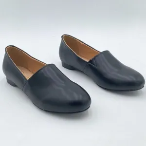 Women Fashion Closed Almond Toe Pumps Solid Color Loafer Flats Slip On Cozy Part