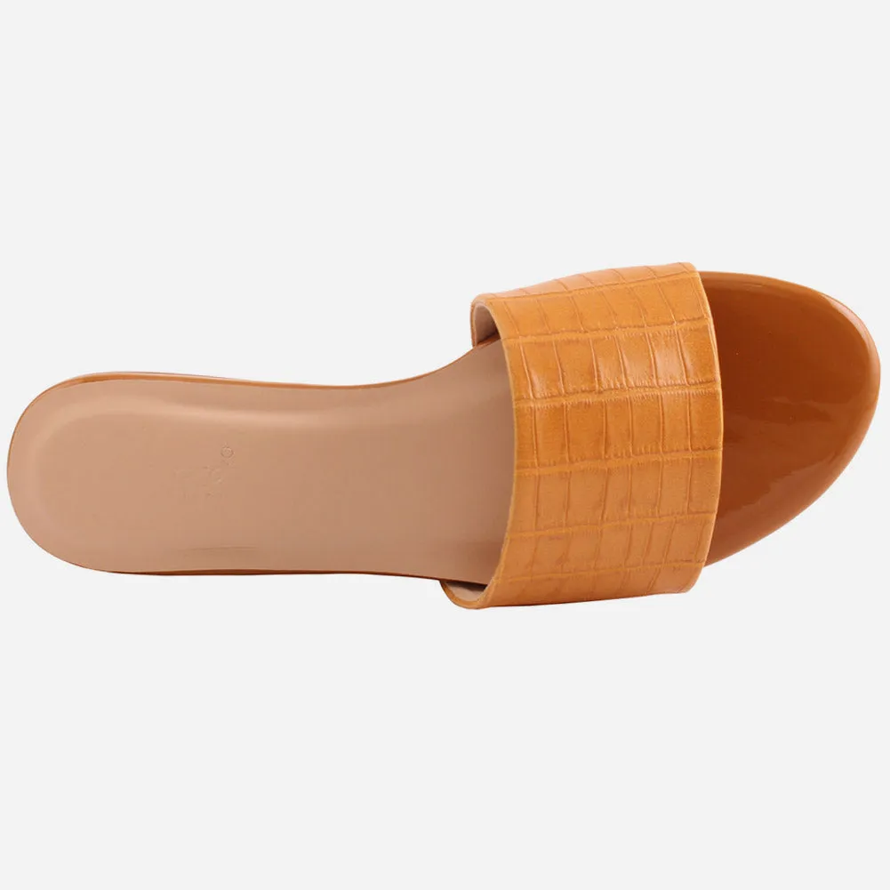 Women "LILY" Matt Slip On Slippers
