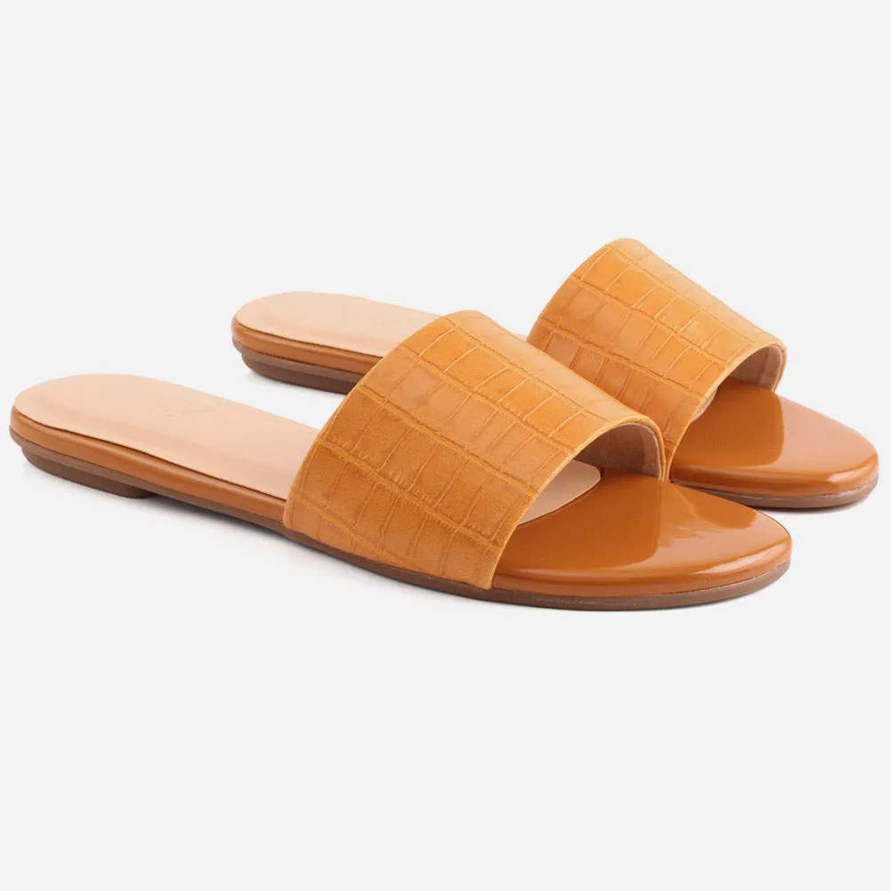 Women "LILY" Matt Slip On Slippers