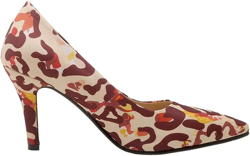 Women's Men's Pointed Toe Mid Heel Plus Size Slip On Wedding Dress Pumps Shoes