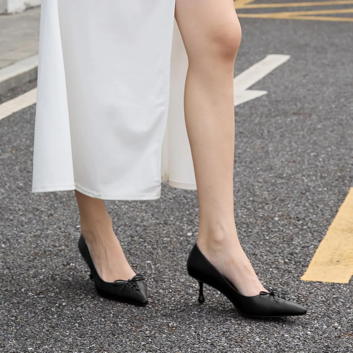Women's Pointed Pumps Sexy Stiletto Heels Closed Pumps Comfortable Stylish Slip-On Dress Shoes for Party Wedding Proms Work Shoes