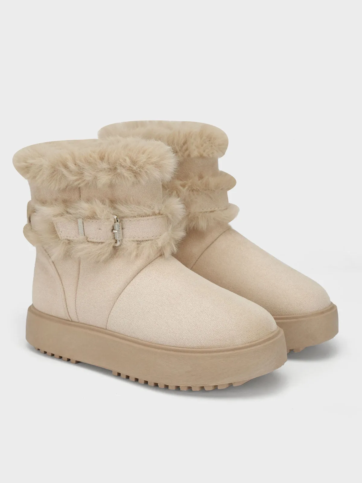 Women's "ABRAX" Winter Cozy Flat Boots