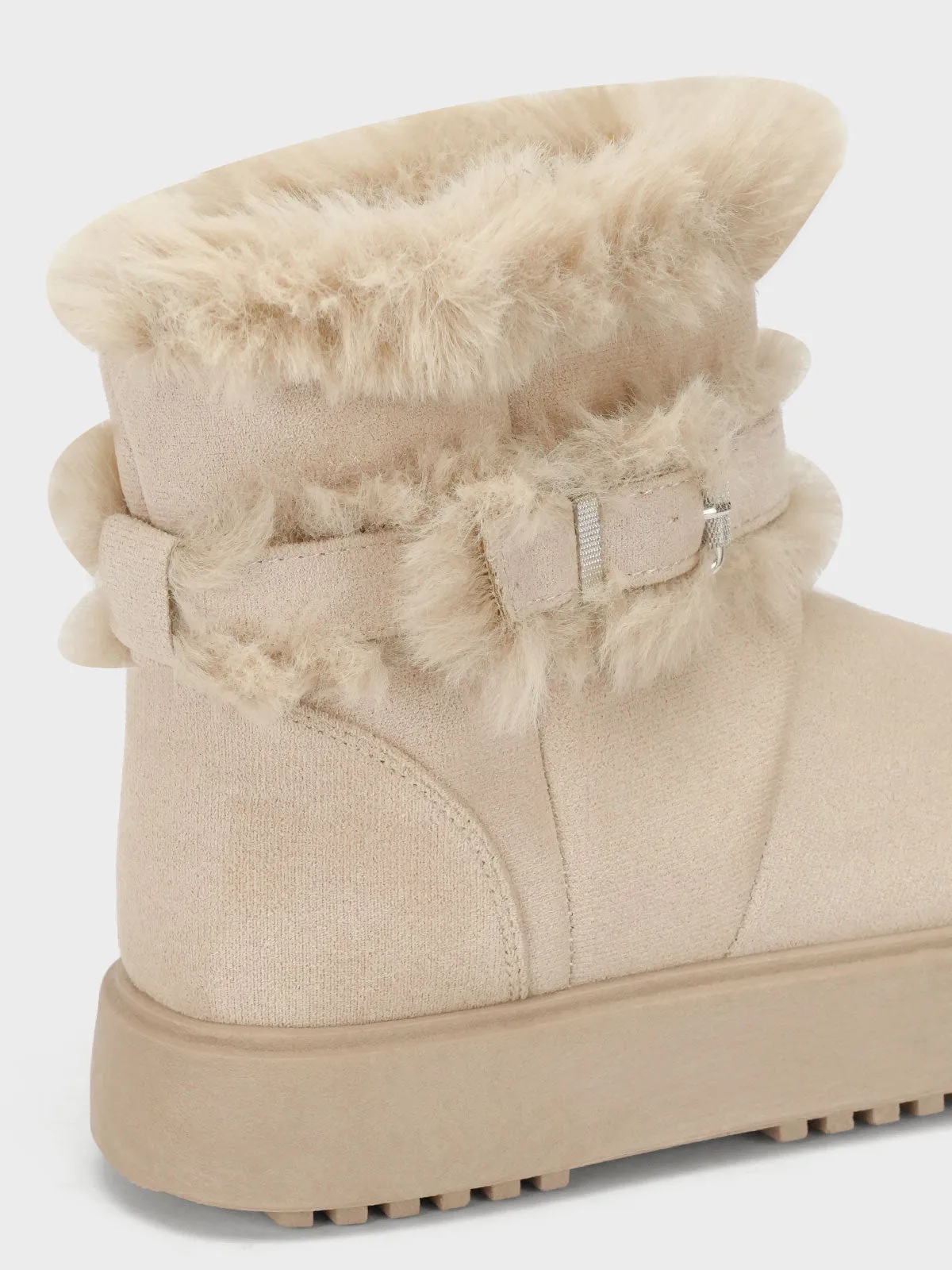 Women's "ABRAX" Winter Cozy Flat Boots