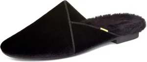 Women’s Slippers – Stylish Indoor Outdoor House Slippers with Arch Support, Memory Foam Cushion, Faux Fur Lining – Anti-Slip Sole, Comfortable & Machine Washable.