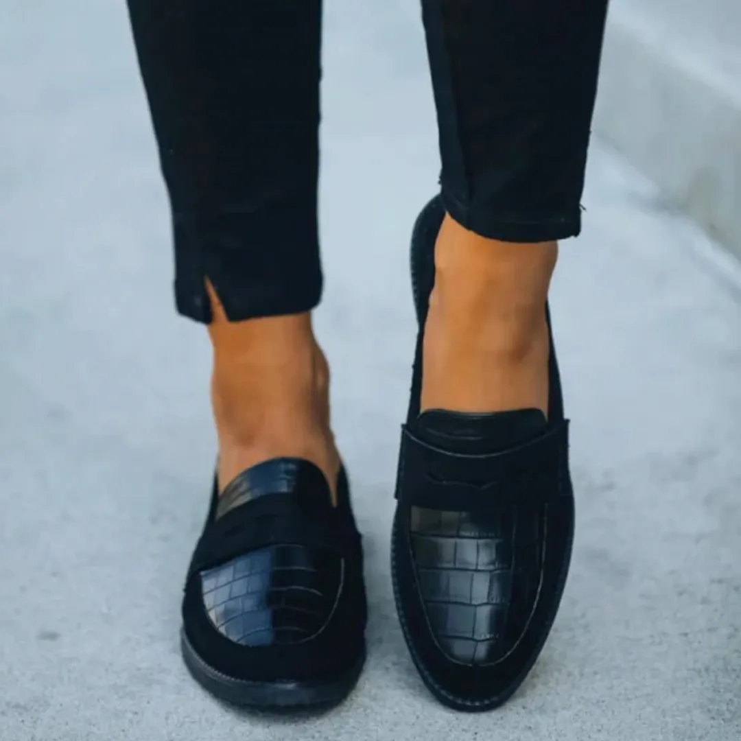 Women's Stylish Slip-On Loafers | Black