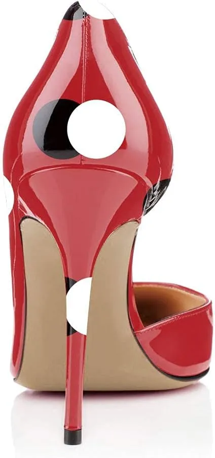 XYD Women Sexy High Heel Pumps Formal Event Closed Pointy Toe Slip-on D'Orsay Dress Office Shoes