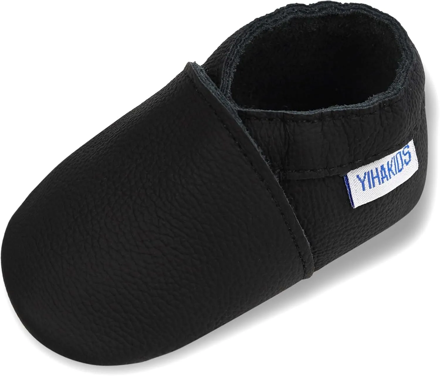 YIHAKIDS Baby Leather Shoes Soft Sole First Walking Moccasins Infants Toddler Boys Girls Crawling Slippers Slip-on Shoes Solid Color Shoes