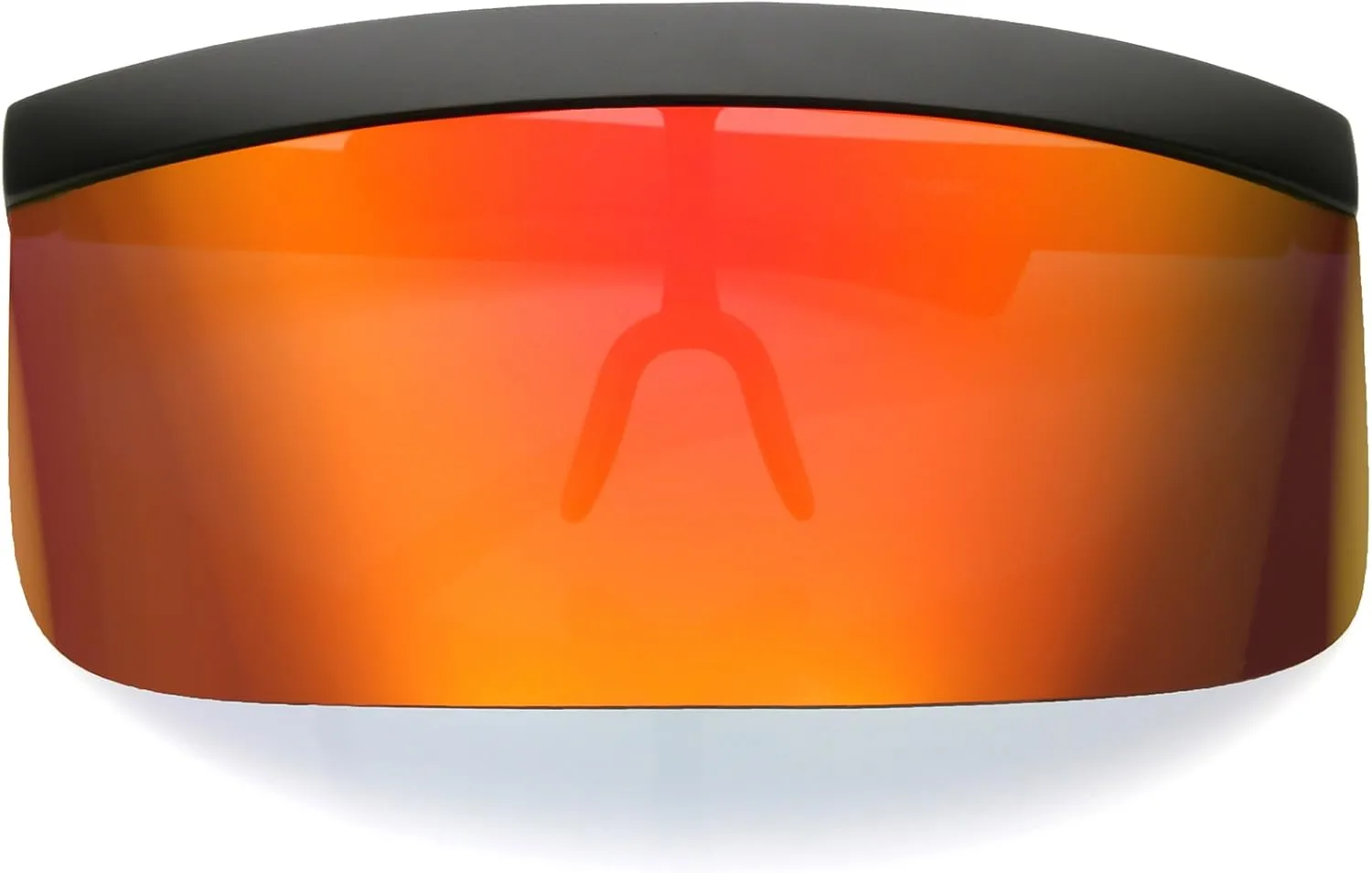zeroUV Visor Sunglasses for Men and Women, Futuristic Face Shield Glasses with UV400 Protection 172mm